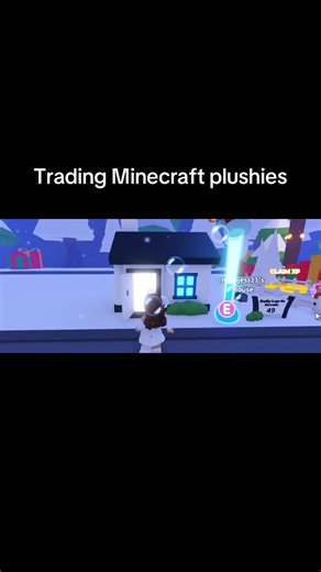 Trading Minecraft plushies set on adopt me doesn’t have to be amazing pets #adoptme #love #fyp #fypage