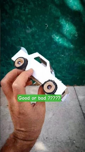 diy handmade craft car with cardboard and dc motor #rccar