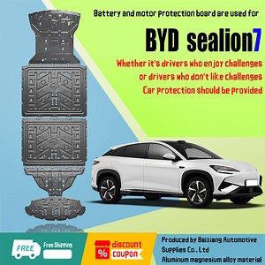 [Hot Item] Engine Protection Cover Skid Plate Electric Vehicle Underbody Guard for Byd Sealion Seal Shark Dolphin Leopard Atto3