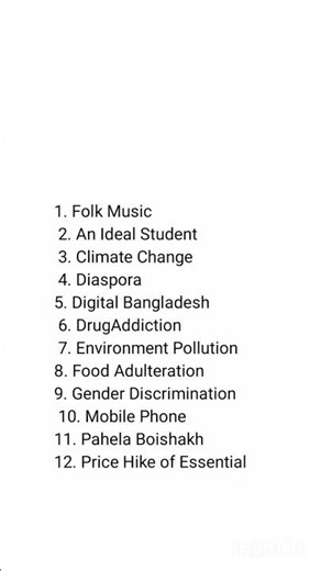 HSC 2026 English 1st Paper | Paragraph Writing |