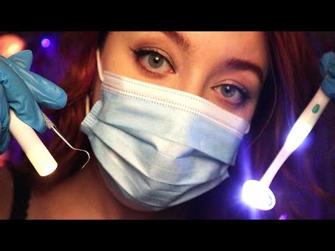 ASMR Dentist Check Up & Intense Teeth Scaling