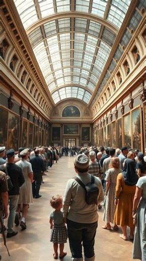 144p to 4K — Opening of the Louvre Museum 1793