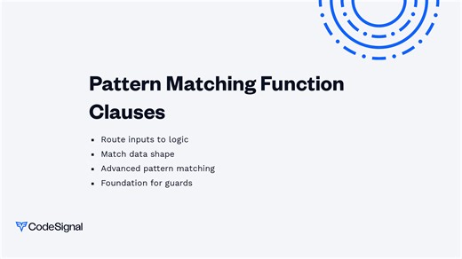 Pattern Matching Function Clauses