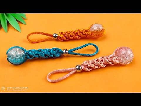 Super Easy Paracord Lanyard Keychain | How to make a Paracord Key Chain Handmade DIY Tutorial #38