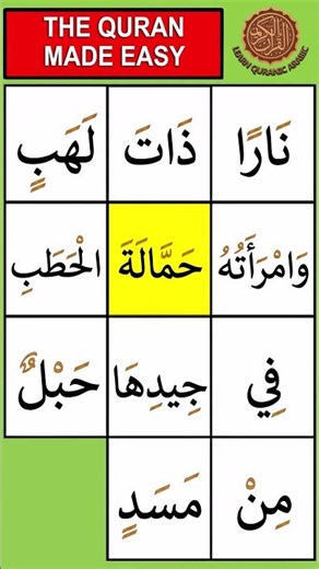 Mastering Juz' Amma: Surah Al Lahab