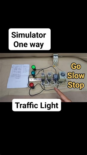 11K views · 111 reactions | One way traffic light simulator practice control circuit only . #electrician #relay #control #power #technician #switch #wiring #engineering #diy #electrical | Electricians Guide | Facebook