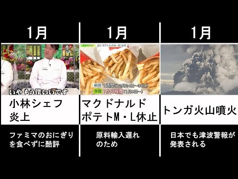 みんながもう忘れた2022年の出来事【時事】【ニュース】
