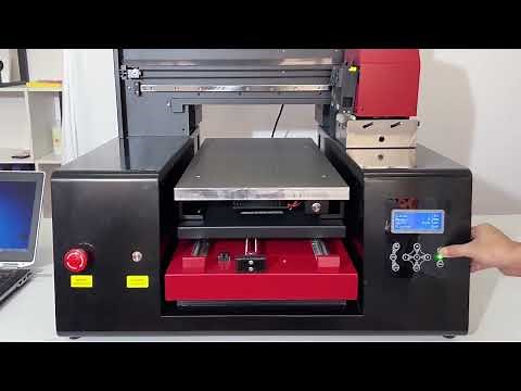 1-2 Refinecolor UV printer Instruction | Turn On Printer and Test Buttons
