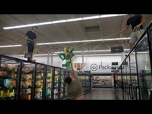 Breaking a Piñata Inside Walmart!