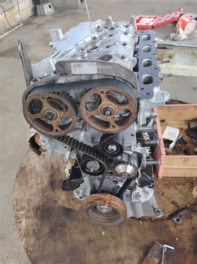 Armado motor K4M Renault #k4m #renault #mecanicaautomotriz