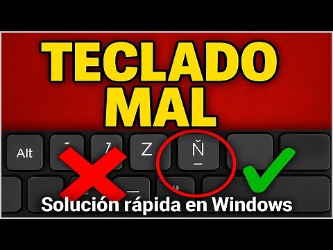 ⌨️ Mi teclado se desconfiguró y escribe otras letras (Solución rápida en Windows)