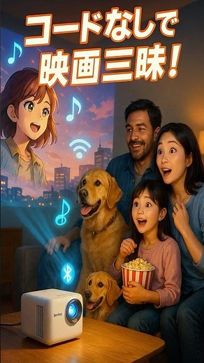 この小型プロジェクターで映画館気分を味わおう！