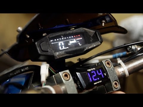 Pasang Speedometer Digital Replika KTM Di Yamaha Mio Old
