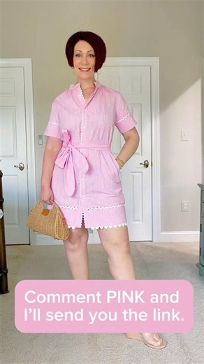 Pink Summer Dress for Women 40+ | Easy Polished Outfit