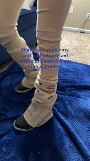 DIY Stacked Uniform Pants for High School - Step-by-Step Guide