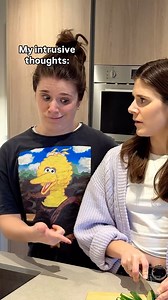 Intrusive thoughts have no chill #relatable #intrusivethoughts #comedy #trend #anxiety #uk #london | The Gilbert Twins