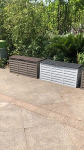 All Weather Large Outdoor Garden Storage Box Container With PP Rope