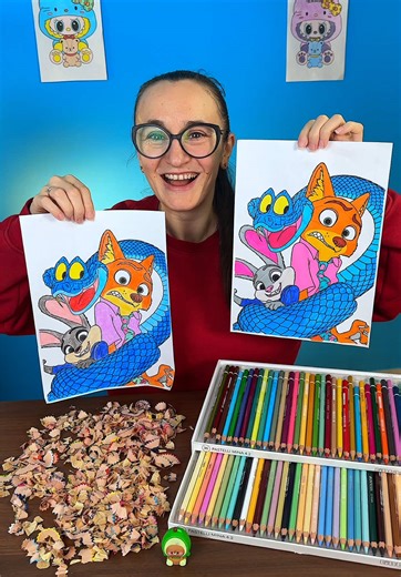 Easy tips How to Draw Nick Wilde from Zootopia Quickly #youandme #zootopia #nickwilde #judyhoops #drawingchallenge