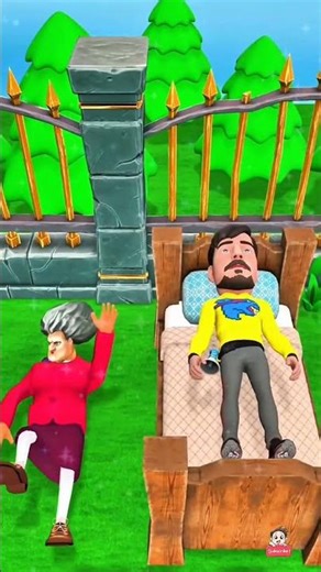 Scary Teacher Nick and Tani Where did all the blankets go? #nickandtani #scaryteacher #shorts