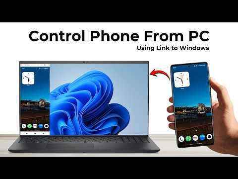 How To Control Android Phone from PC | Using Phone Link