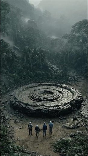 A Circular Wall Was Discovered Buried Deep in the Jungle