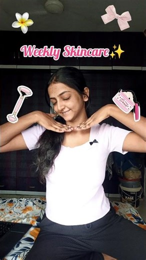 My Weekly Skincare Routine🎀 #shorts #viral #trending #youtubeshorts