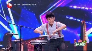 13K views · 341 reactions | Hypnotically lightning-fast drum solo, to the beat of Youtube's iconic Crazy Frog | Asia's Got Talent | Facebook