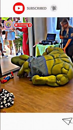 Little Girl Meets HULK! 🤯 The World's Biggest Superhero Surprise! 😂