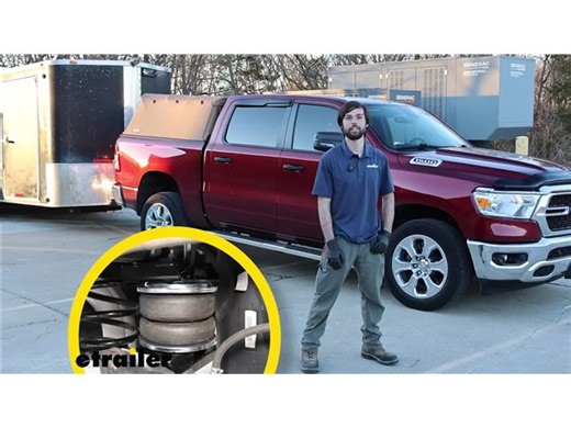 Installing the Air Lift LoadLifter 5000 Rear Air Helper Springs on a 2023 Ram 1500