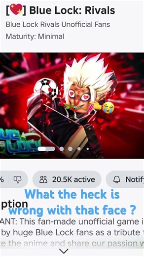 The helly is blue lock rival doing??