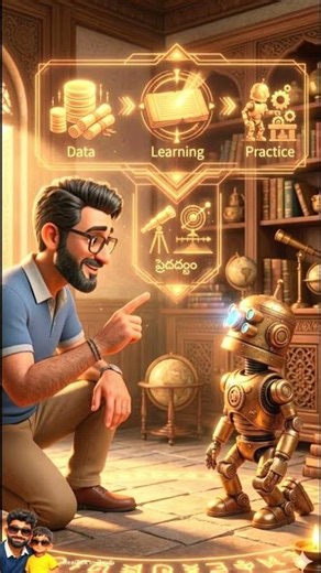 AI ఇలా నేర్చుకోవడం మొదలవుతుంది! 🤯 (Elephant Example – Part 1: Data)