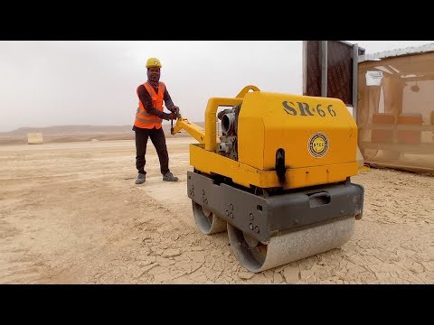 Mini Roller Compactor | Double Drum Roller For Soil Compaction | Construction Equipment |
