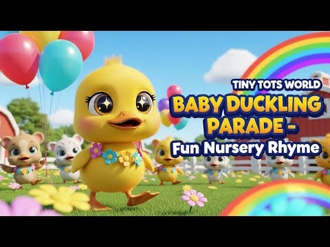 Nursery Rhyme for Kids 🦆 Baby Duckling Fun