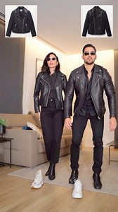 12M views · 143K reactions | Outfits with Leather jacket. Any fav?  Atuendos con chaqueta de piel. Alguno favorito? #fashion #outfit #moda #smartcasual #couplegoals #leatherjacket #matchingoutfits | Magno Scavo | Facebook