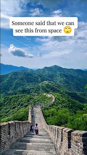 Can You REALLY See the Great Wall From Space? 🤯😱