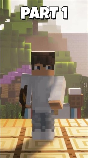 CUIR CONTRE UNE MAISON PART1 #shorts #minecraft #humor