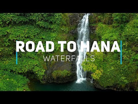 Road to Hana waterfalls - Maui, Hawaii | 4K drone video