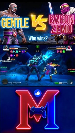 Gentle vs Baron Zemo in Battlegrounds! 🤯 Who Is Better in MCOC BG META Right Now?