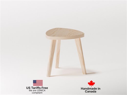 BRYN Stool: Mid Century Modern Side Table - Etsy