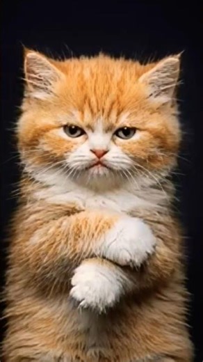 Adorable Kitten: Sad, Grumpy, or Funny? 😻💖 #shorts