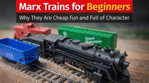 Marx trains for beginners! They're cheap. They're fun! They have a few quirks