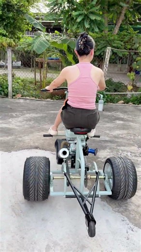 Amazing HOMEMADE Three Wheeled Motorcycle Road Test 🏍️