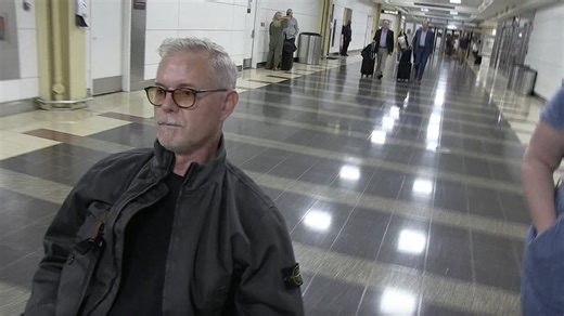 Eric Dane is wheeled through DC airport amid ongoing ALS Battle