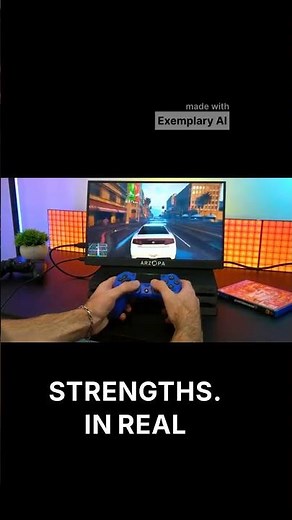 PS4 Pro- Portable Setup on 15.6" 144Hz Monitor #ps4pro #gaming #gta5