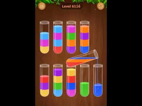 Water Sort - Color Sort Game Level 6111 - 6120 Walkthrough | PuzzleChallenge ✔️