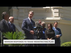 Gov. Newsom responds to Texas' redistricting plan | Full Speech
