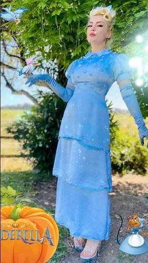 Cinderella 🩵 #fashionblogger #cinderella