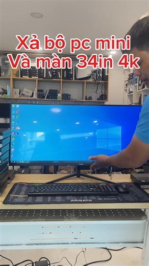 13K views · 92 reactions | Xả trọn bộ PC Mini và màn 34in 4K . Lh 0922.800.222-0933.99.33.03-0922.007.222 | Máy Tính Giá Thợ - Maytinhgiatho.vn | Facebook