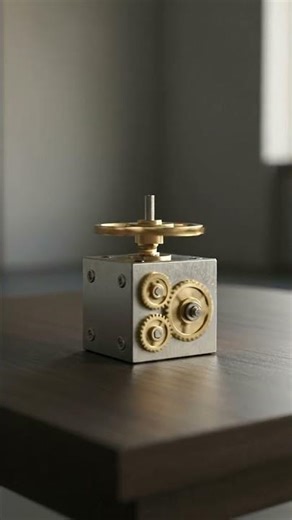 Cross-Axis Gear Cube Loop | Satisfying Mechanical CGI