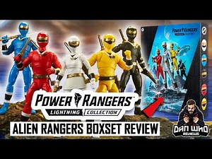 Power Rangers Lightning Collection Alien Rangers Mighty Morphin 5-Pack Boxset Review